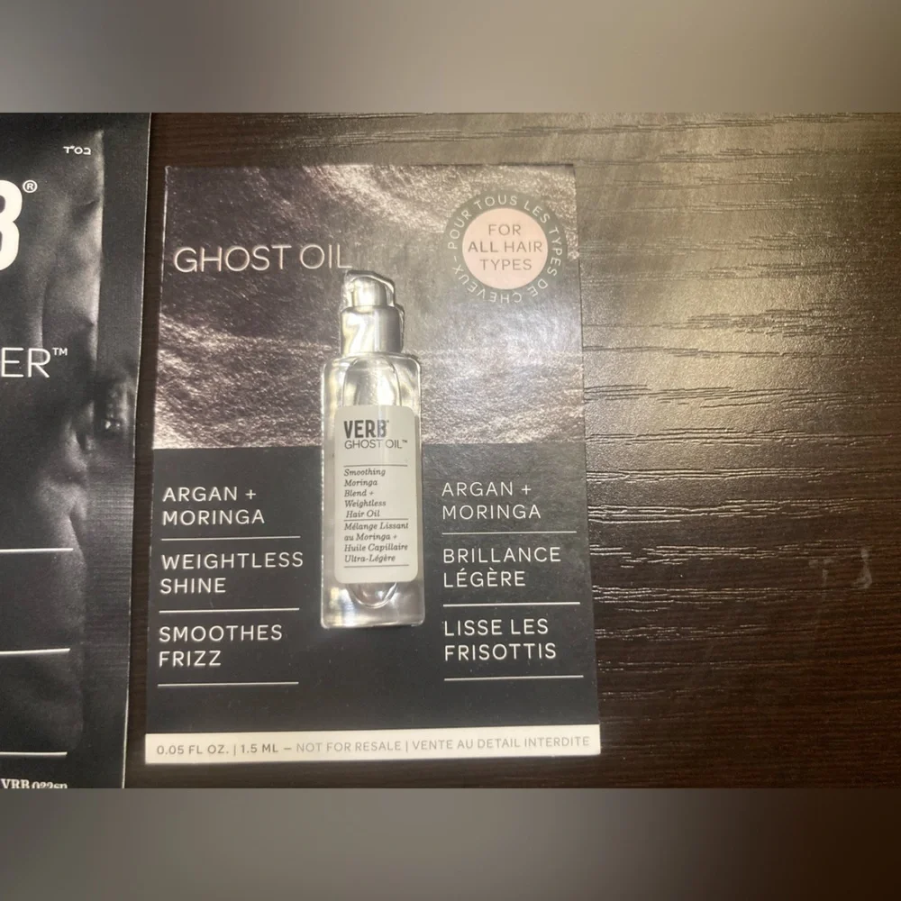 4/$25 Verb Ghost shampoo, conditioner & oil travel set. Brand new. 1 of each